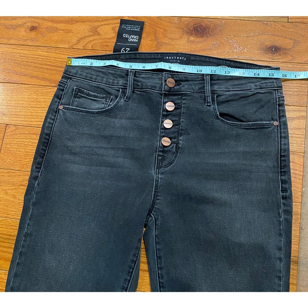Sanctuary Connector Kick Crop Black Size 29 - NWOT - Picture 8 of 9